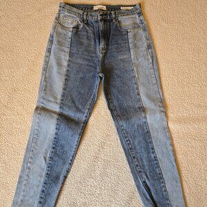 Pac Sun Distressed Two Tone Jeans Size 8